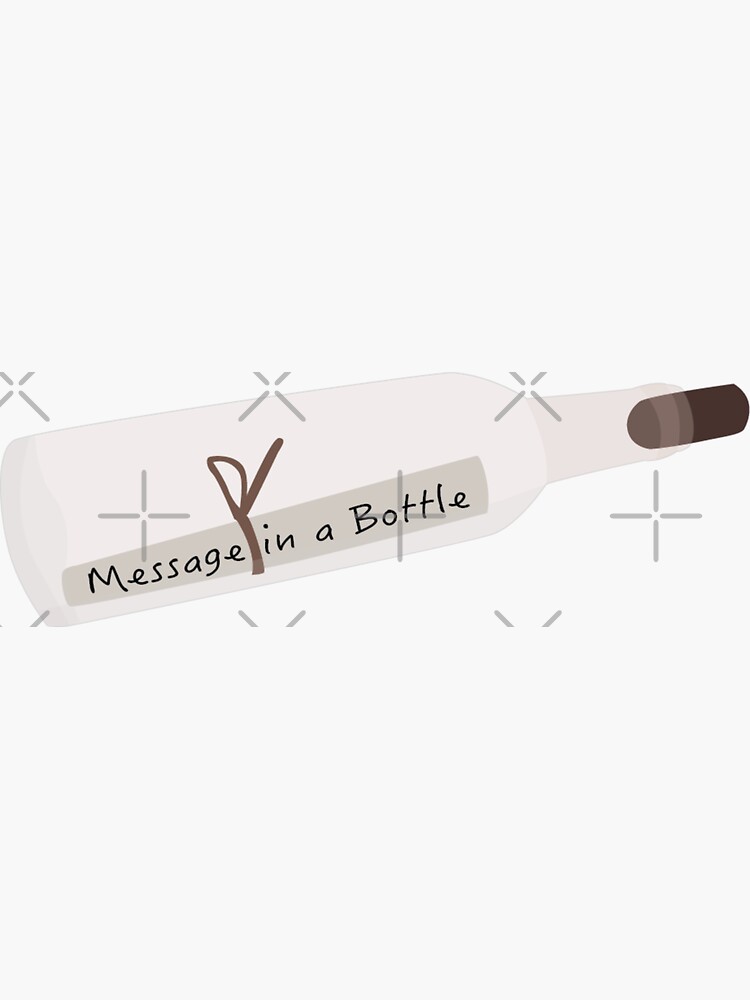 Message in a Bottle Taylor Swift Sticker – YellowDaisyBoutique