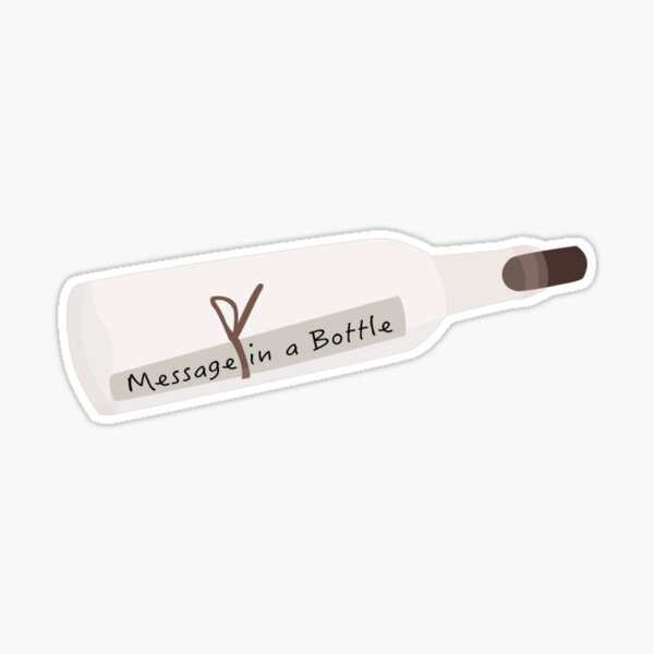 Message in a Bottle Taylor Swift Sticker – YellowDaisyBoutique