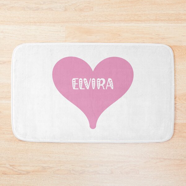 Item preview, Elvira name - pink heart pretty font design for Valentines Day gift or just for love designed and sold by NameTheory.