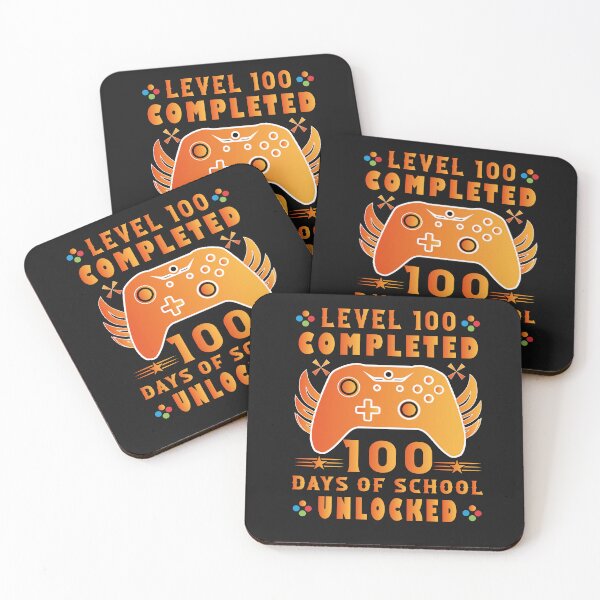 Item preview, Level 100 Completed 100 Days Of School Unlocked Gift For Student designed and sold by Kitten2220.