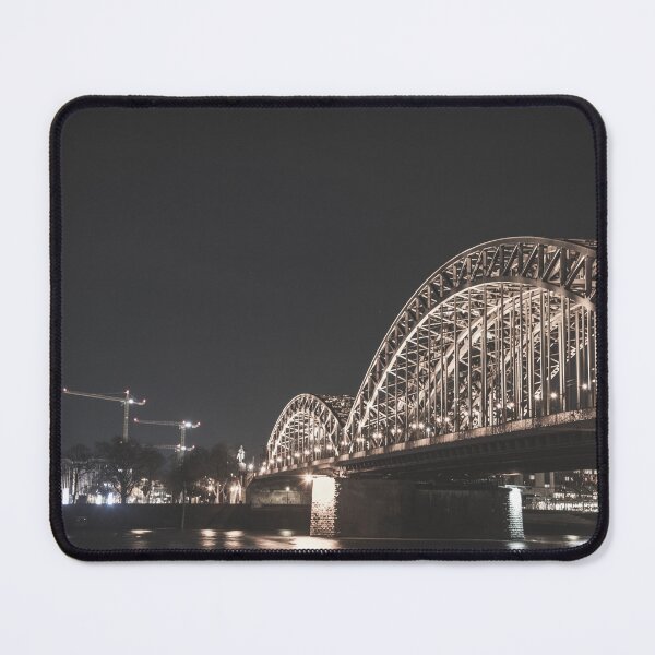 Item preview, Hohenzollern Bridge Cologne at night designed and sold by Kim Phillip Brosien.