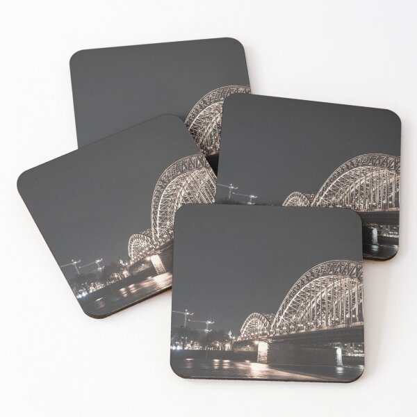 Item preview, Hohenzollern Bridge Cologne at night designed and sold by Kim Phillip Brosien.