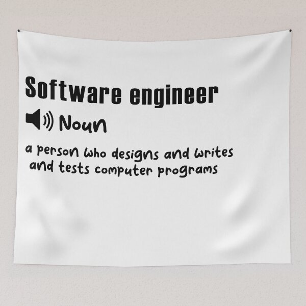 Item preview, Funny Software Engineer definition designed and sold by lookystyle.