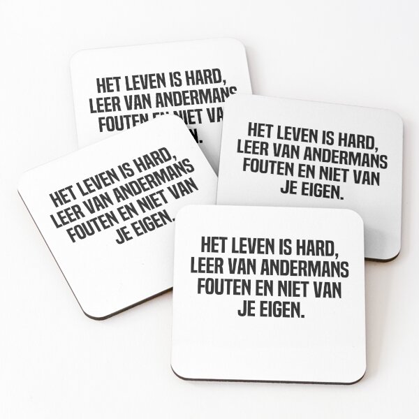 Item preview,  Het Leven Is Hard Leer Van Andermans Fouten En Niet Van Je Eigen designed and sold by melshirt-shop.