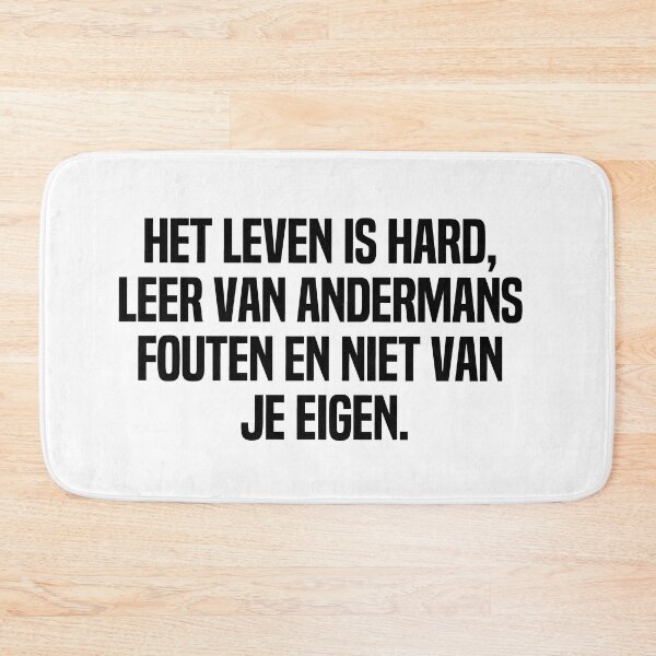 Item preview,  Het Leven Is Hard Leer Van Andermans Fouten En Niet Van Je Eigen designed and sold by melshirt-shop.