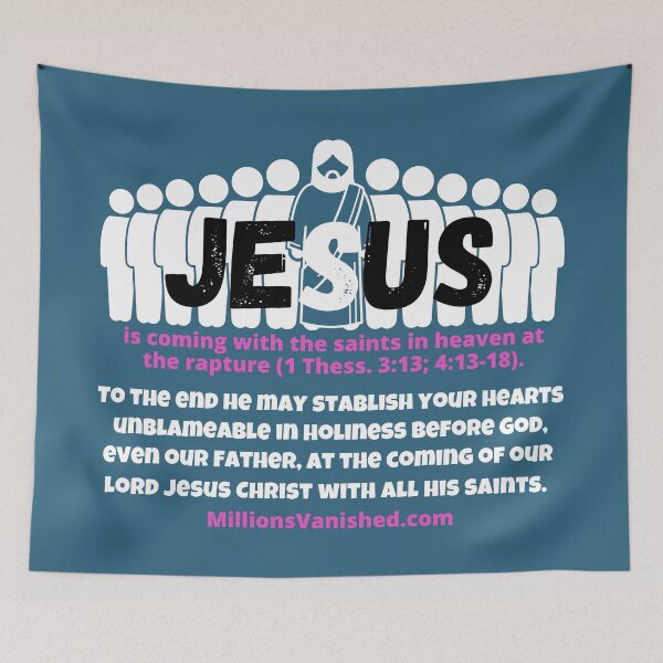 Item preview, Jesus is Coming With Saints 4 - Christian  designed and sold by 1thes416.