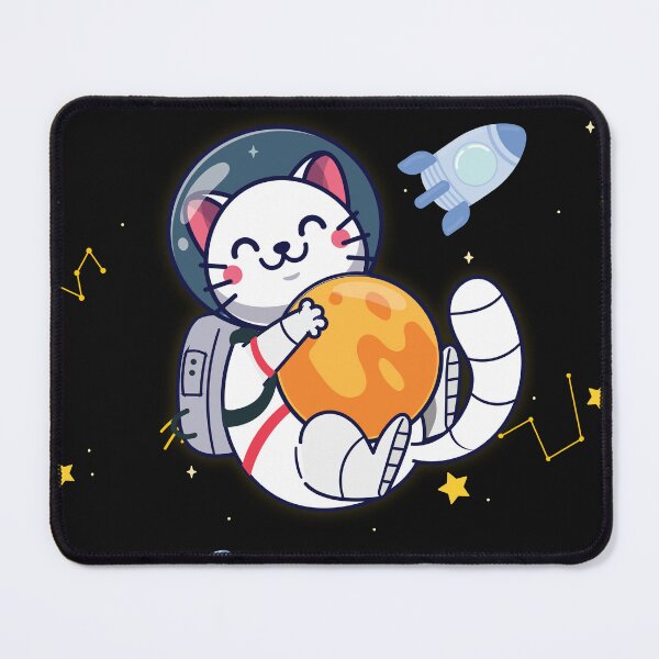 Item preview, Cut Cat In The Space designed and sold by OUGHRI.