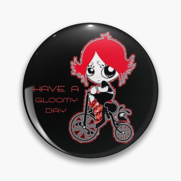 Item preview, Have A Gloomy Day Ruby Gloom Sticker designed and sold by -y2k-.