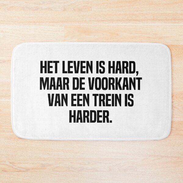 Item preview, Het Leven Is Hard Maar De Voorkant Van Een Trein Is Harder designed and sold by melshirt-shop.