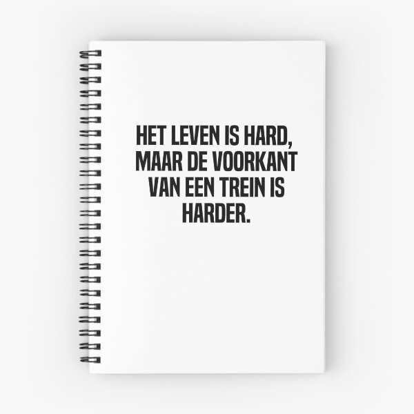 Item preview, Het Leven Is Hard Maar De Voorkant Van Een Trein Is Harder designed and sold by melshirt-shop.