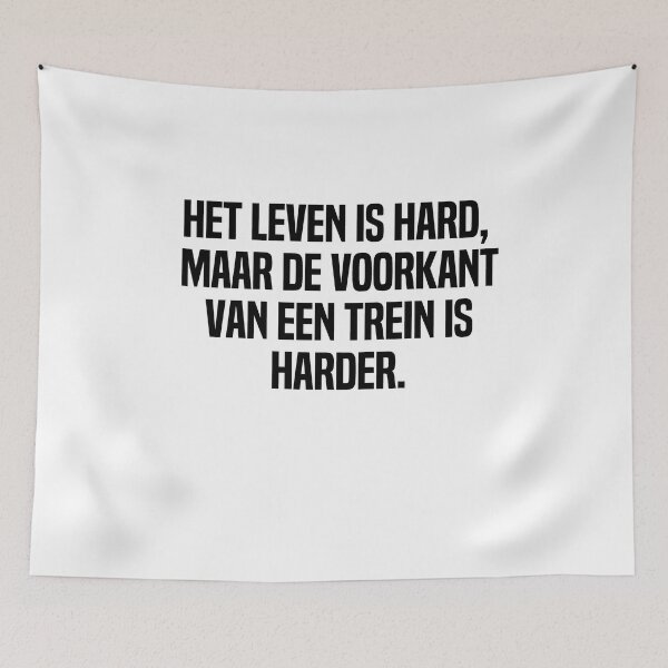 Item preview, Het Leven Is Hard Maar De Voorkant Van Een Trein Is Harder designed and sold by melshirt-shop.