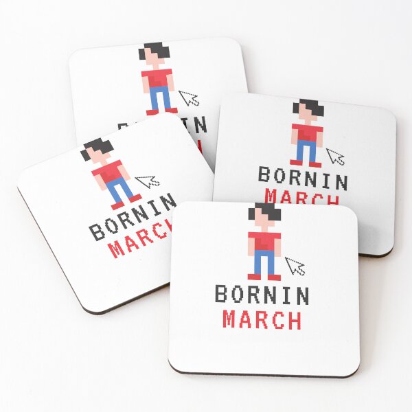 Item preview, Red 8-bit Birthday Event Design For Girls - March Is My Birthday Yes The Whole Month  designed and sold by player-502.