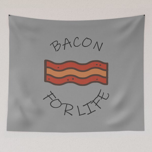 Item preview, Bacon For Life Logo designed and sold by AJ  Liber.