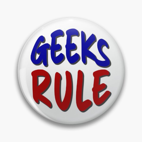 Item preview, Geeks Rule funny t-shirt color font designed and sold by NerdnGeekshop.