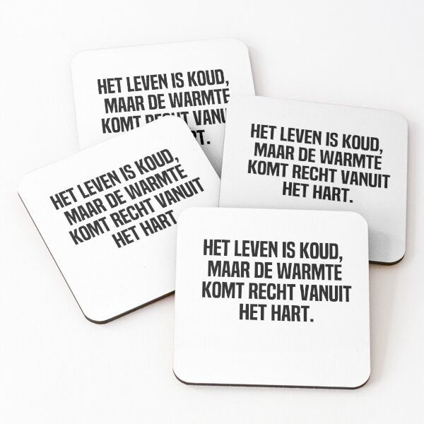Item preview, Het Leven Is Koud Maar De Warmte Komt Recht Vanuit Het Hart designed and sold by melshirt-shop.