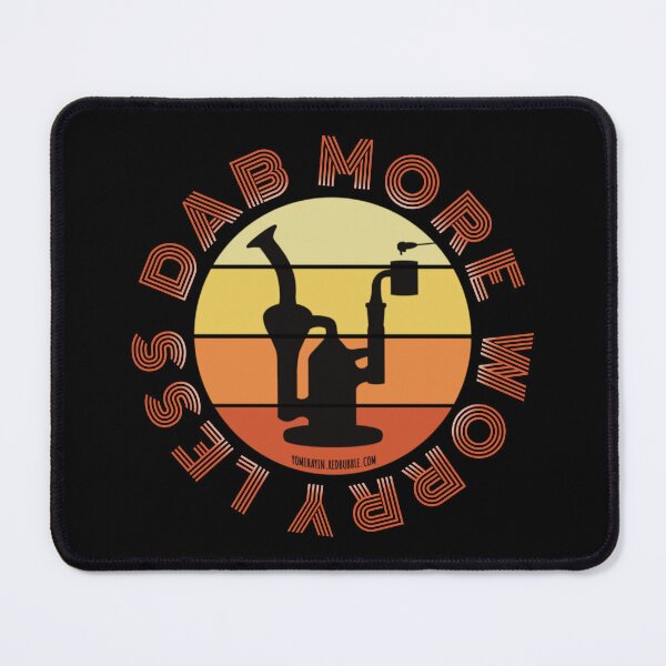Item preview, Retro Vintage Sunset Orange Dab Rig-Dab more worry less designed and sold by YomeHayin.