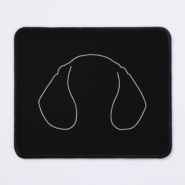 Item preview, Dog Ears line Art Drawing - Dog Black Line Art designed and sold by Mrs-PenLine.