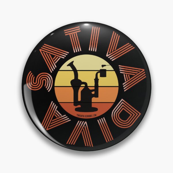 Item preview, Retro Vintage Sunset Orange Dab Rig-Sativa diva designed and sold by YomeHayin.