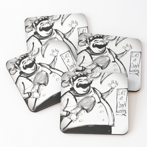 Item preview, HEY! EAT AT JOEYS PIZZA designed and sold by ArredondoPrime.