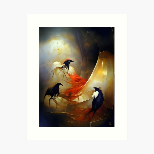 A Conspiracy of Ravens Art Print