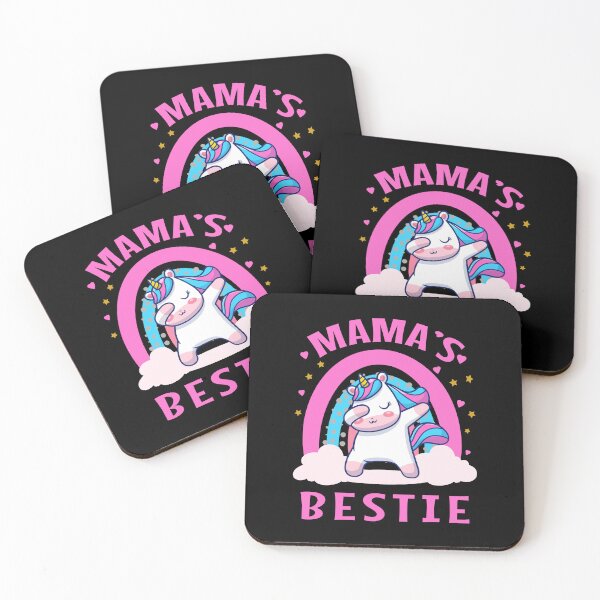 Item preview, Mama's Bestie - Mom's BFF - Mom's Best Friend - Mommys Besty Baby - unicorn lover designed and sold by MOONINSPIRATION.