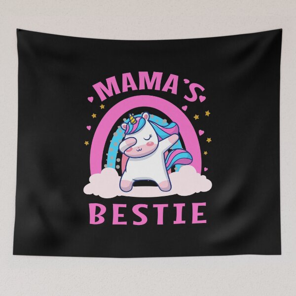 Item preview, Mama's Bestie - Mom's BFF - Mom's Best Friend - Mommys Besty Baby - unicorn lover designed and sold by MOONINSPIRATION.