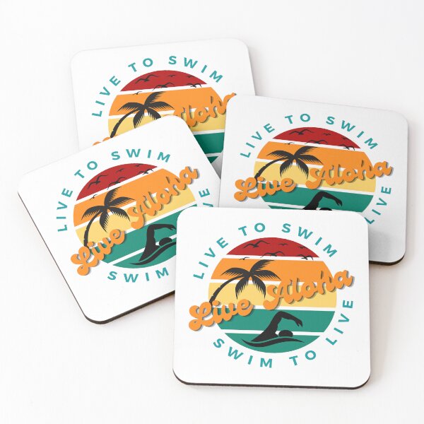 Artikelvorschau, Live Aloha • Leben um zu schwimmen • Schwimmen um zu leben entworfen und verkauft von spreadaloha.