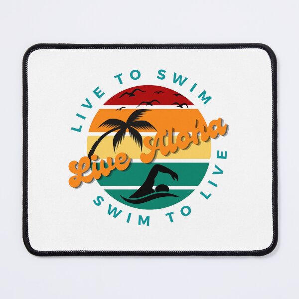 Item preview, Live Aloha • Live To Swim • Swim To Live designed and sold by spreadaloha.