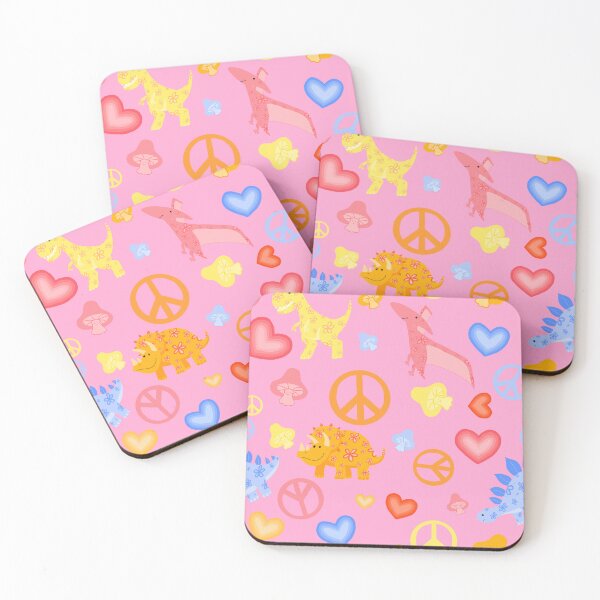 Item preview, dinosaurios femeninos hippies designed and sold by littlezdesigns.