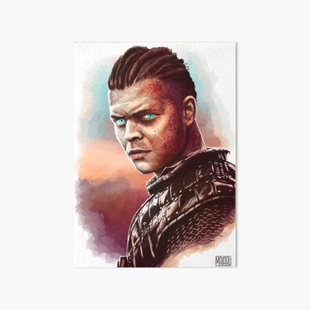 Ivar Portrait Vikings Drawing of Ivar the Boneless A4 