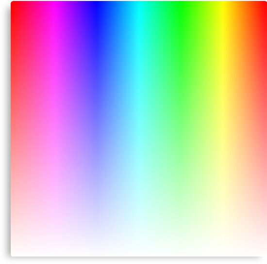 "Rainbow Fade" Canvas Prints by arealprincess Redbubble