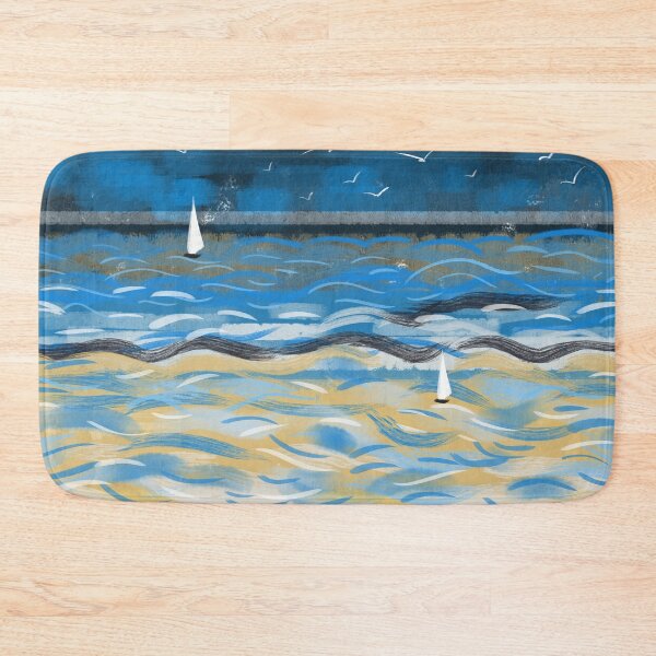 Item preview, Sailboat With Birds Retro Painting designed and sold by MrEddie10.