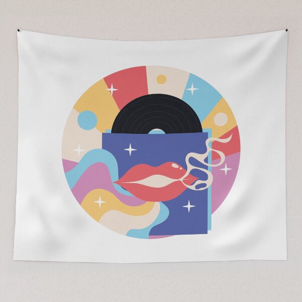 Item preview, Naive Psychedelic Mouth designed and sold by VerboShop.