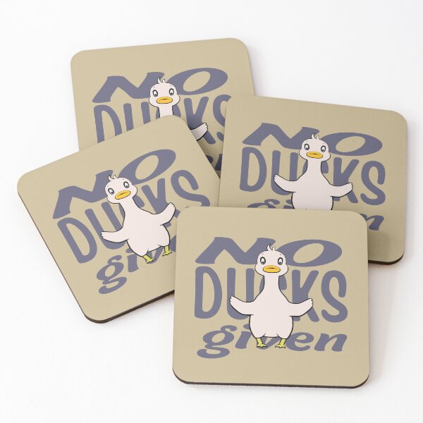 Item preview, No Ducks Given - Kawaii Duck Pun designed and sold by ViewerEqualsPhoton.