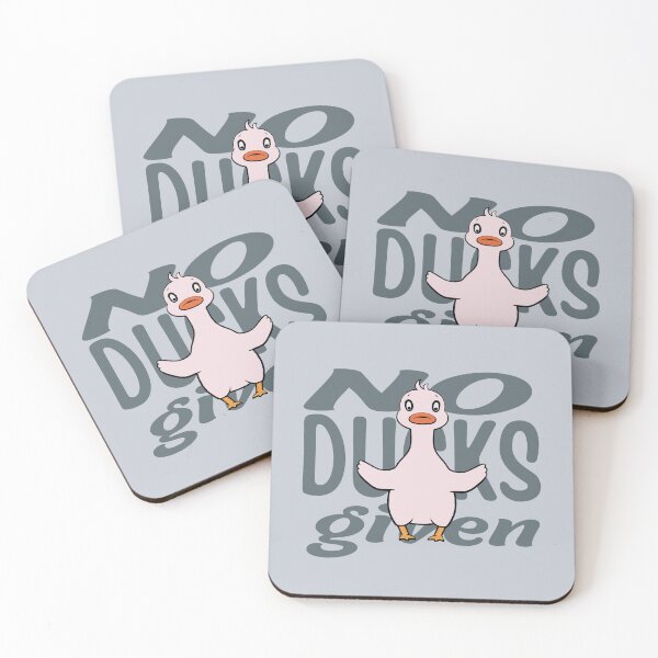 Item preview, No Ducks Given - Kawaii Duck Pun designed and sold by ViewerEqualsPhoton.