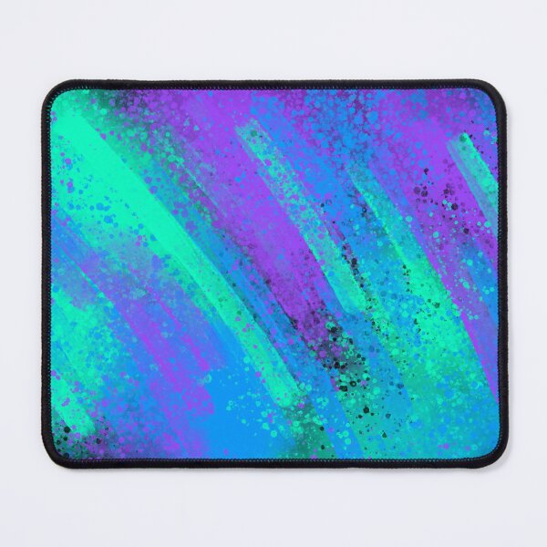 Item preview, Purple Blue And Teal Splatter Spray Paint on Black designed and sold by that5280lady.