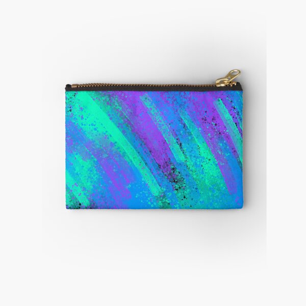 Item preview, Purple Blue And Teal Splatter Spray Paint on Black designed and sold by that5280lady.