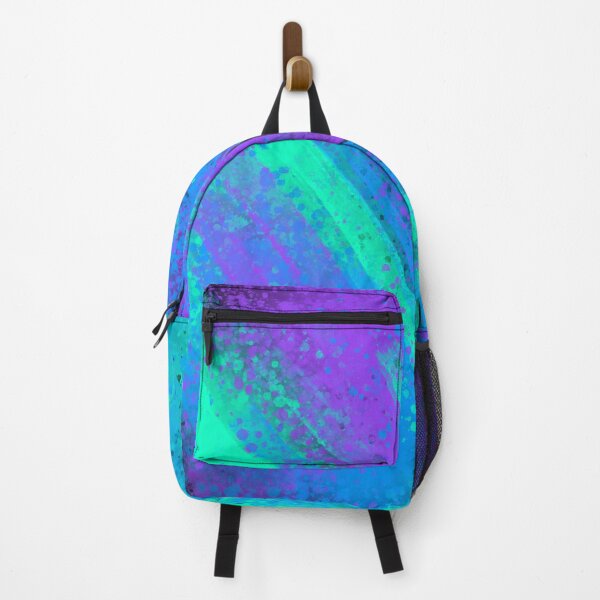 Item preview, Purple Blue And Teal Splatter Spray Paint on Black designed and sold by that5280lady.