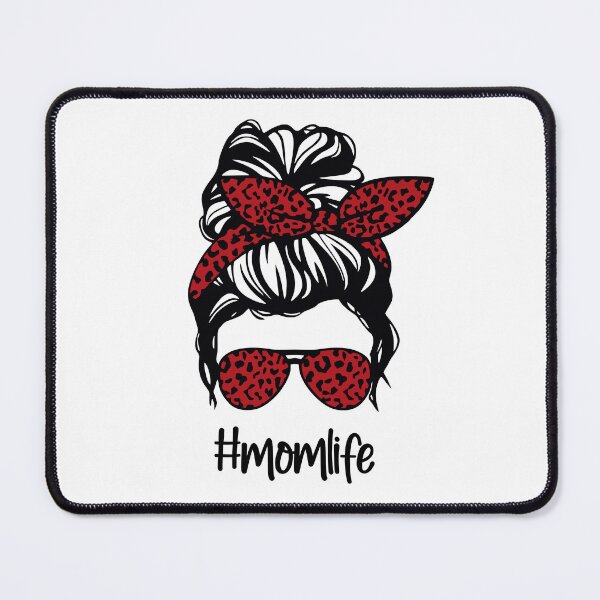 Item preview, Messy Bun #momlife Leopardo Rojo | Messy Hair | Mom Style  designed and sold by Florele.