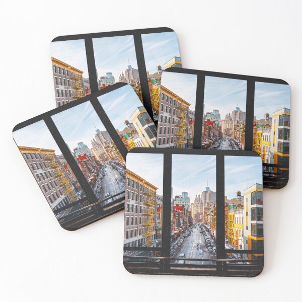 Item preview, New York City Window | Colorful Manhattan Skyline designed and sold by anthonylonder.