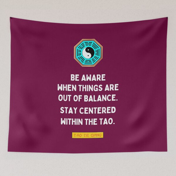 Item preview, Stay centered within the Tao - Tao te ching - Lao Tzu designed and sold by Primalidentity.