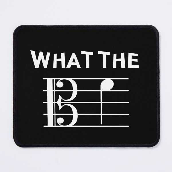 Item preview, What the F Alto Clef, Musician Joke, Viola Alto Trombone designed and sold by 732Studio.