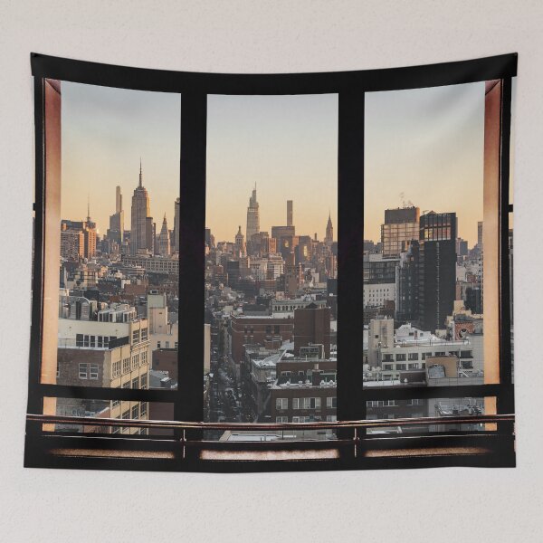 Item preview, New York City Window | Manhattan Skyline designed and sold by anthonylonder.