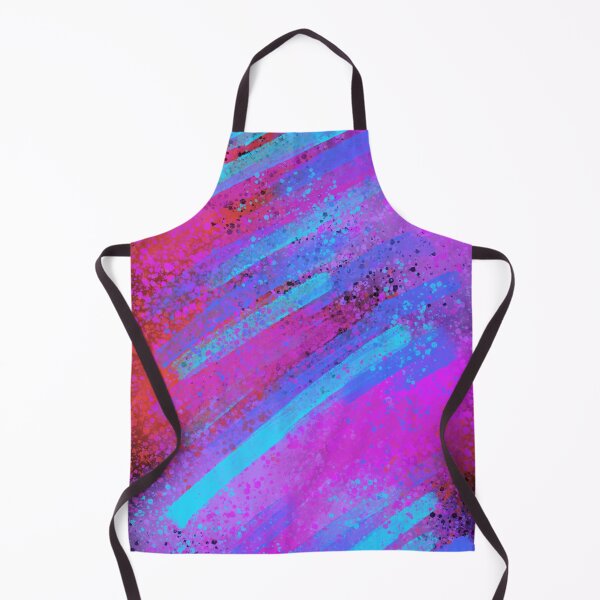 Item preview, Red Pink and Blue Splatter Spray Paint on Black designed and sold by that5280lady.