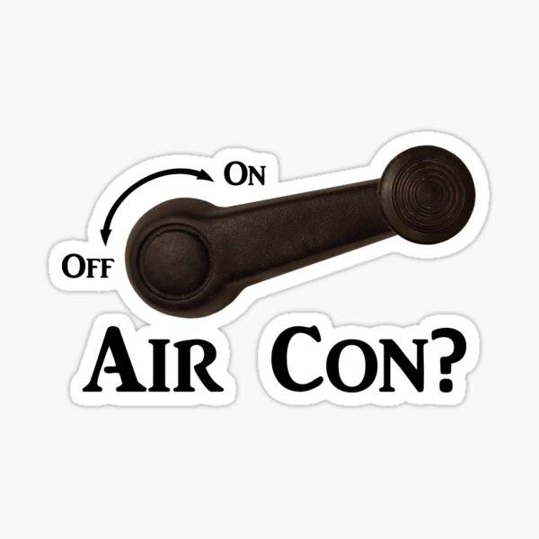 Item preview, Air Con? ON OFF Classic Car T-shirt PeoplesCar YOUTUBE designed and sold by PeoplesCar.
