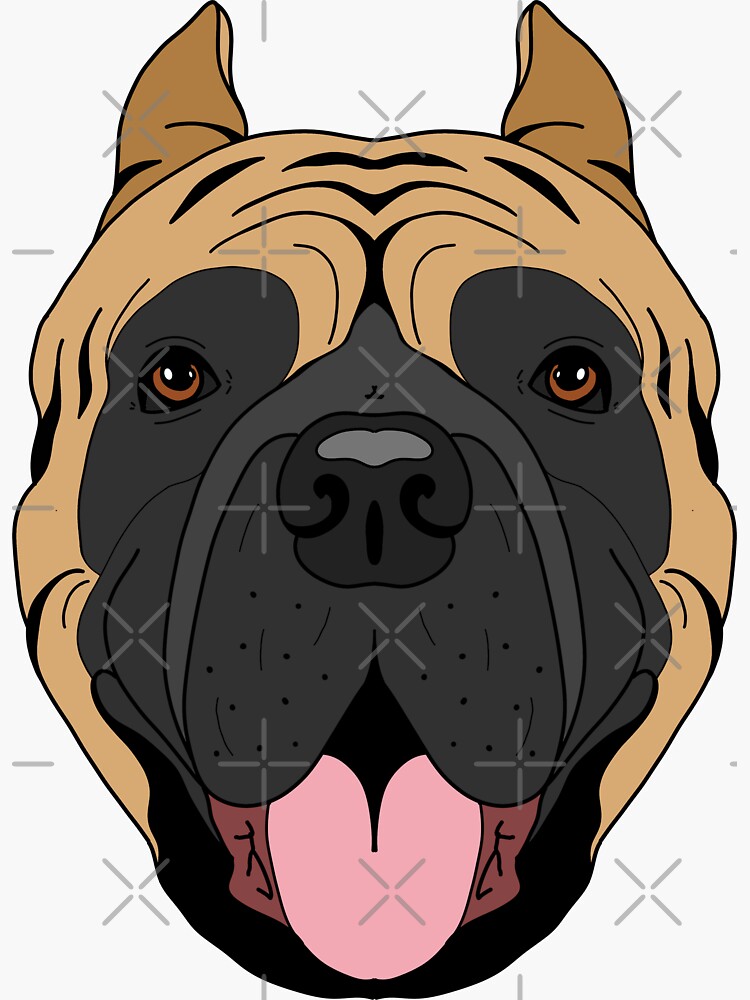 Fawn with Black Mask Cane Corso