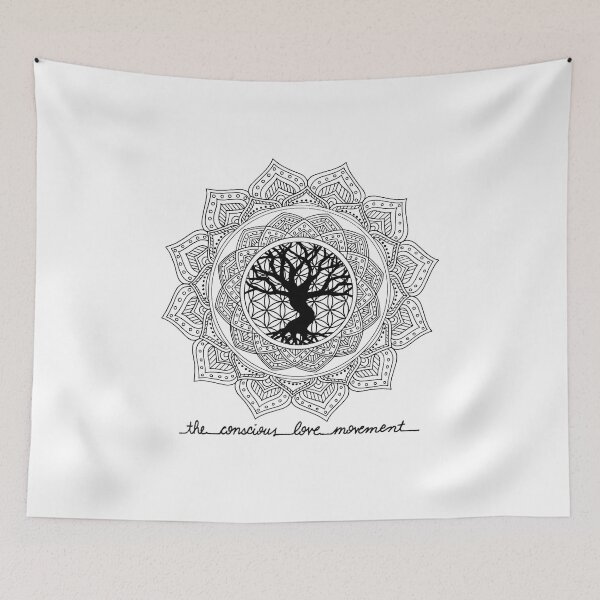 Item preview, Conscious Love mandala designed and sold by TheZenHippie.