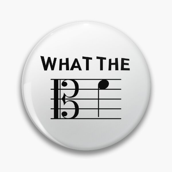 Item preview, What the F Alto Clef, Musician Joke, Viola Alto Trombone designed and sold by 732Studio.