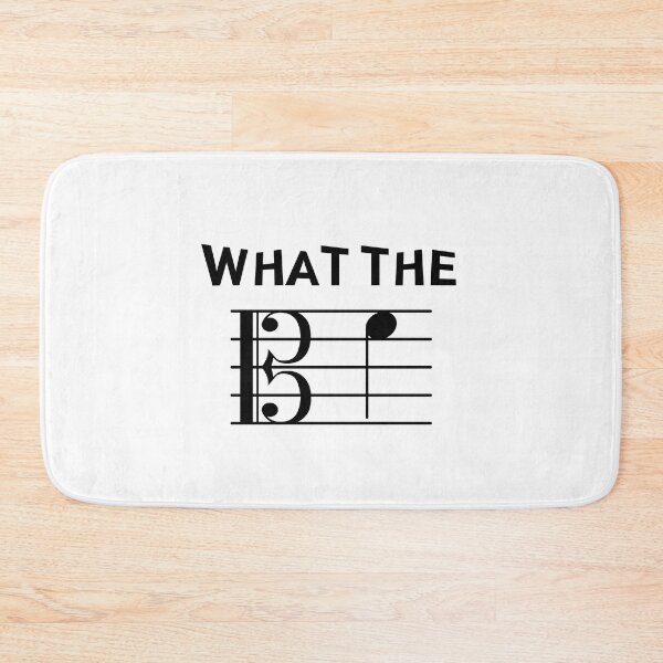 Item preview, What the F Alto Clef, Musician Joke, Viola Alto Trombone designed and sold by 732Studio.