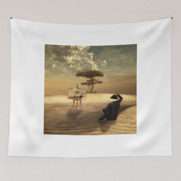 Item preview, Portrait in the sand. designed and sold by pirikiti64-.